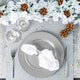 image 5 of Argon Tableware 12 Piece Metallic Charger Plates Set - Silver Grey