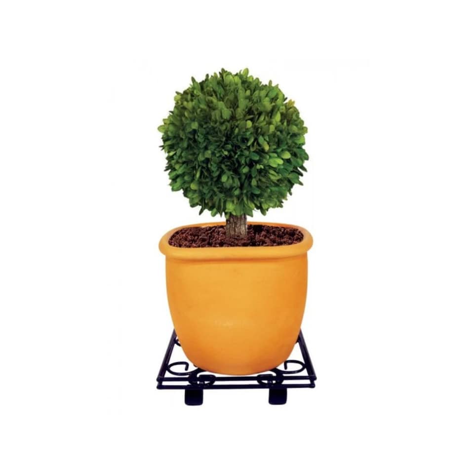 image 1 of Garden Pride Pot Caddy - Large Square - 15" - Black  Pack of 1
