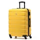 image 1 of Flight Knight 25" 4 Wheel ABS Hard Case Medium Suitcase 100+ Airlines Approved - easyJet, British Airways, Ryanair, Jet2, Emirates & Many More - Check-in | Yellow | Yellow/Black | Medium