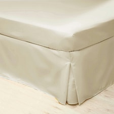Belledorm Easycare Percale Platform Valance - Ivory - Double