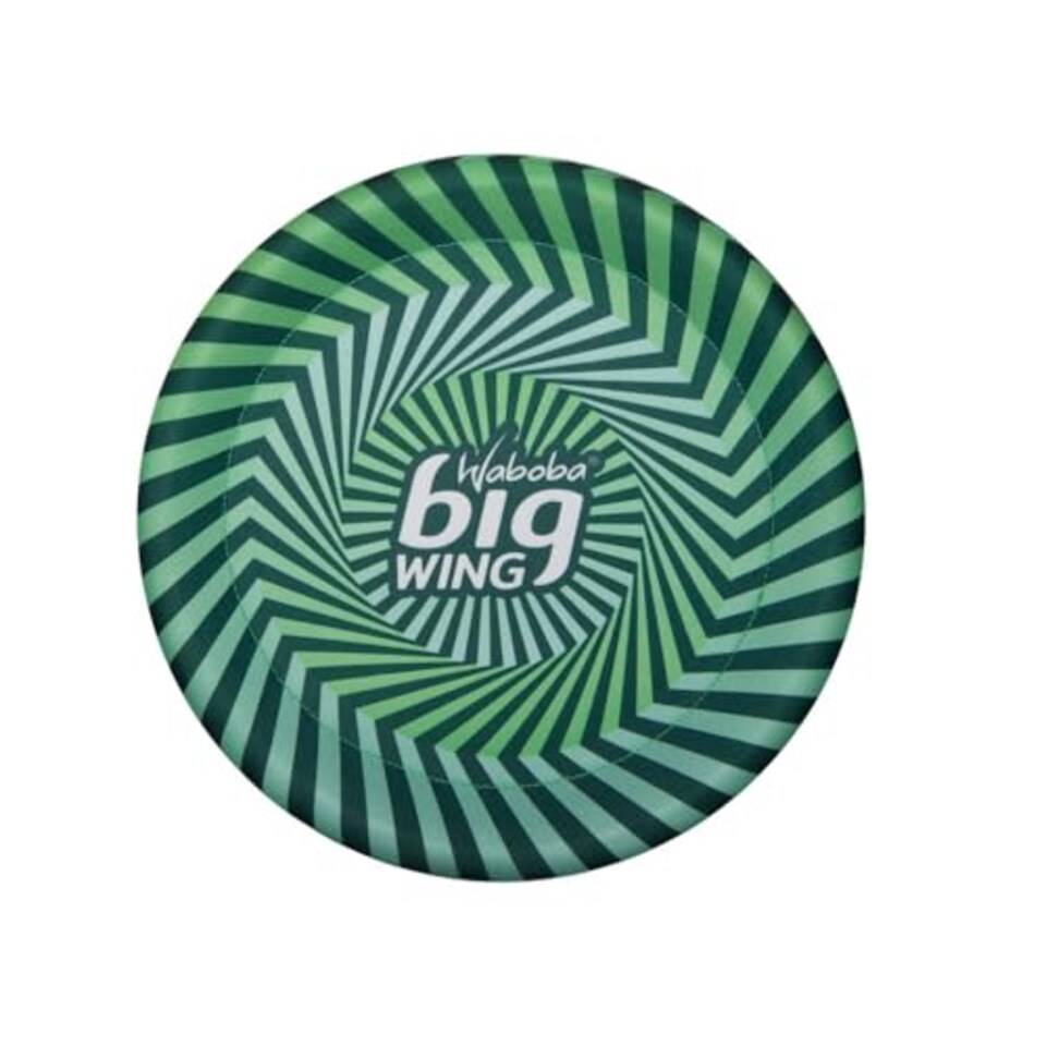 image 1 of Waboba Bigwing Double-Sided Flying Disc (Xl) (Green)