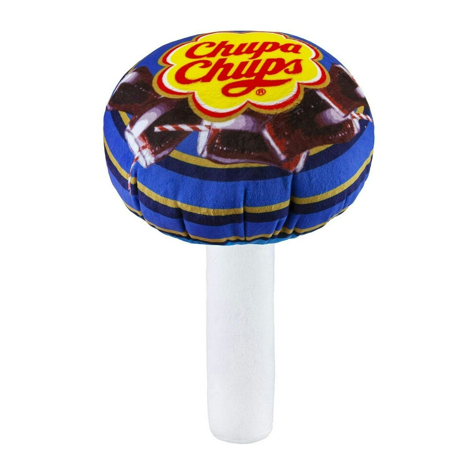 image 1 of Chupa Chups Soft Toy Cola Lolly Pop Food Themed Cute Plush Cuddly 30cm Blue
