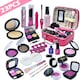 image 1 of 23-Piece Makeup Toy Set – Safe Non-Toxic Pretend Cosmetic Beauty Kit with Vanity Case
