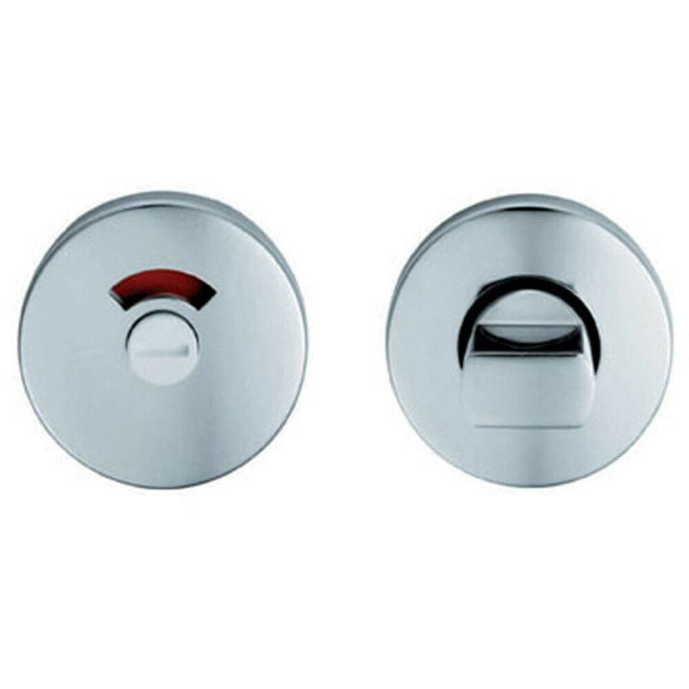 Loops Thumbturn Lock & Release Handle With Indicator Polished Anodised Aluminium