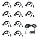 image 1 of ValueLights 10 Pack IP67 Rated 40mm Warm White LED Round Decking Kitchen Plinth Lights Kit