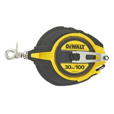Dewalt Hand Tools Steel Long Tape Measure 30m/100ft (width 12mm) - Multi Colour - One Size