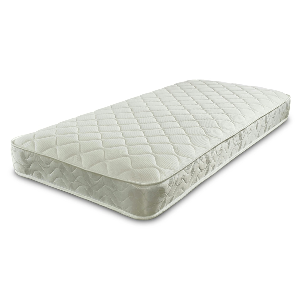 image 1 of Cooltouch Hybrid Shorty Mattress - 18cm Deep, Memory Foam & Coil Spring Support White | King