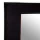 image 4 of Interiors by Premier Large Wall Mirror, Grain Pattern Black Frame Mirror for Home, Office, Closet Black