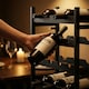 image 8 of HOMCOM Wine Rack Freestanding 5-Tier 20-Bottle Capacity Black