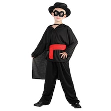 Bristol Novelty Childrens/Boys Bandit Costume - Black/Red - L L