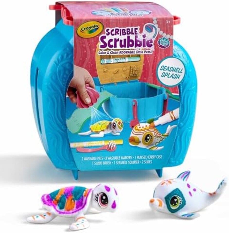 image 1 of Crayola Scribble Scrubbie Ocean Pets Playset