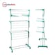 image 4 of Foldable Clothes Airer 3 Tier Horse Drying Rack Stand Laundry Washing Drier Line