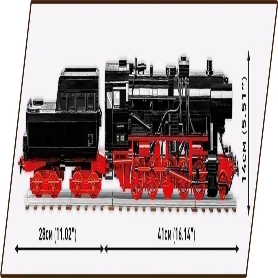 image 1 of Cobi - Historical Trains - DRB CLASS 52 STEAM LOCOMOTIVE (2,505 Pieces)