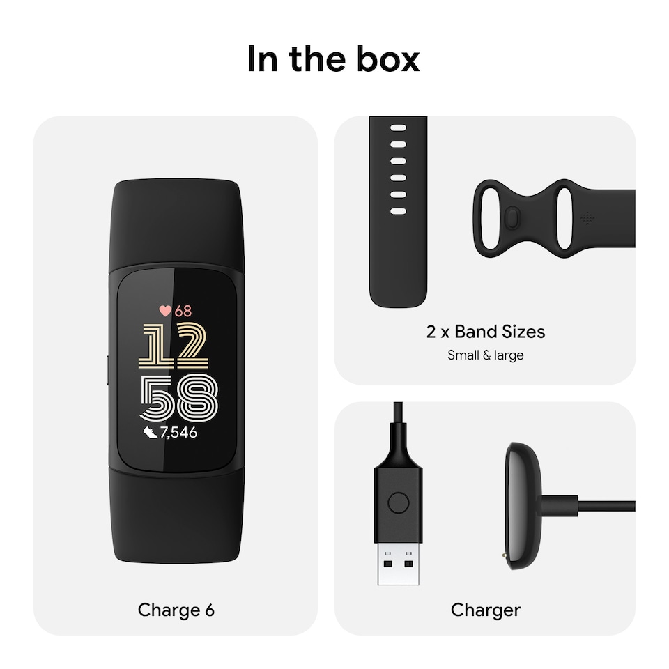 image 1 of Fitbit Charge 6 - Obsidian / Black