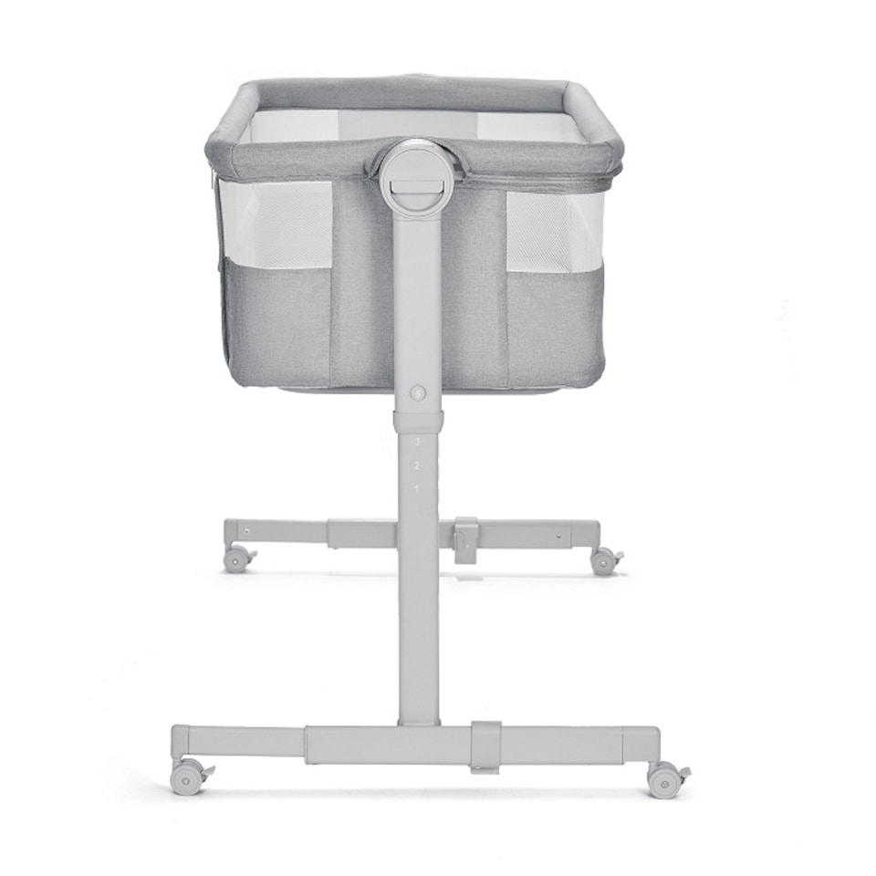 image 1 of Kinderkraft NESTEE UP 2 Bedside Crib | Grey | Light Grey