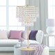 image 6 of First Choice Lighting Set of 2 Cascada Gold and Acrylic Crystal Jewelled Table Lamps Gold | Clear
