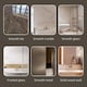 image 4 of 5 Pack Shower Caddy with Wall Stickers Rustproof No Drilling Stainless Steel Shower Caddy  Bathroom Storage Organizer