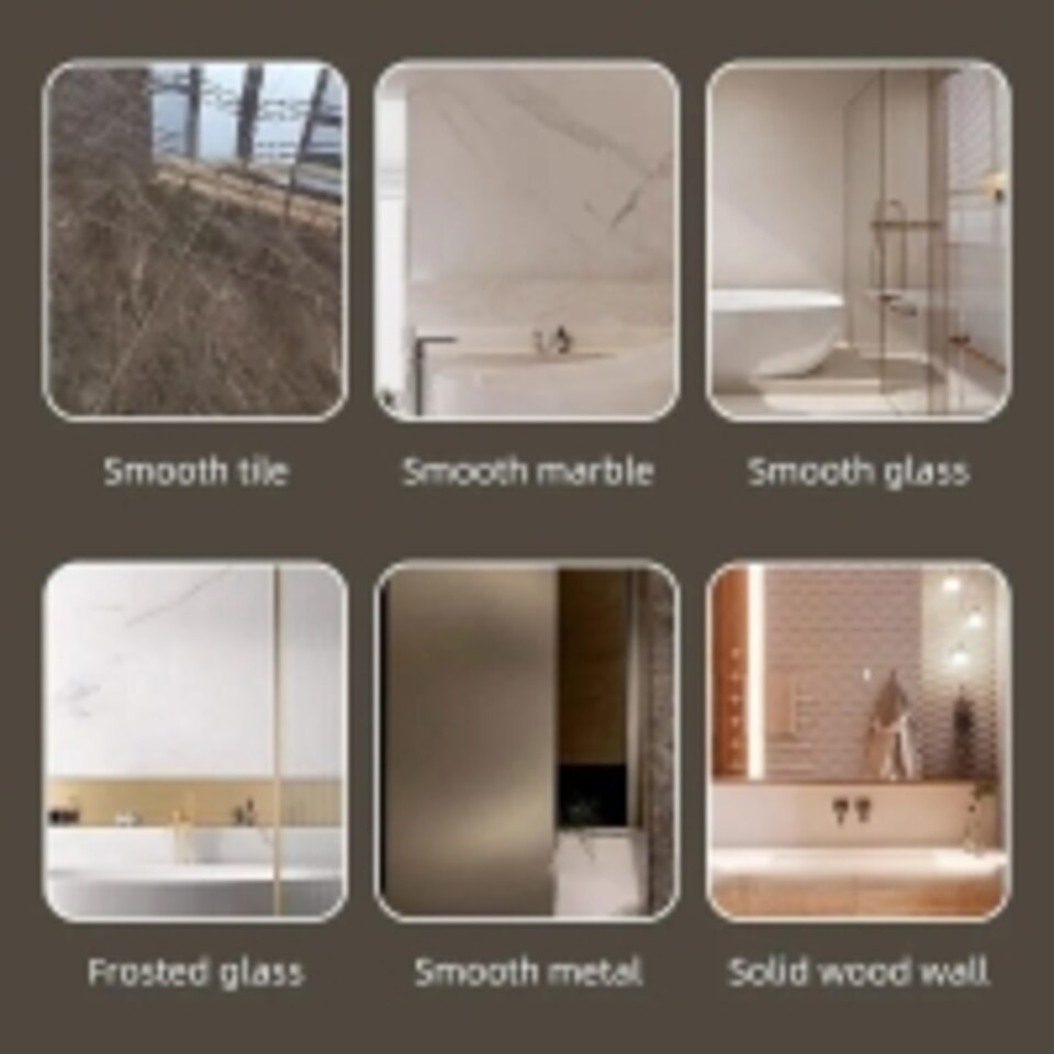 image 1 of 5 Pack Shower Caddy with Wall Stickers Rustproof No Drilling Stainless Steel Shower Caddy  Bathroom Storage Organizer