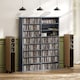 image 9 of HOMCOM CD Storage Unit DVD Tower Blu-ray Storage Shelf for Office, Grey