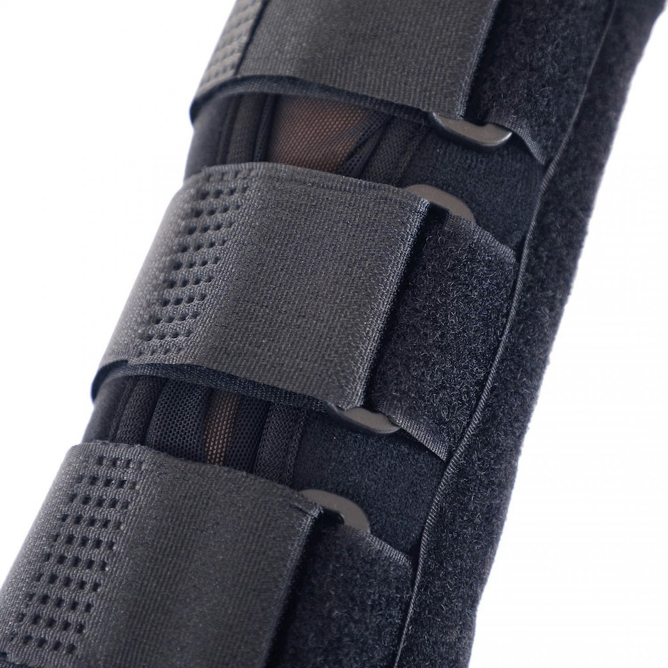 image 1 of Oypla Adjustable Wrist Hand Splint Support Injury Brace Black | One Size