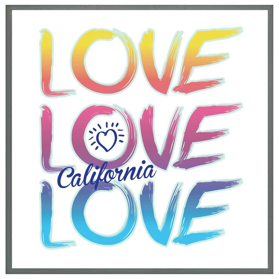 image 1 of Love california (Picture Frame) Brown | XS