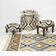 image 6 of Homescapes Agra Handwoven Kilim Footstool - 50 x 30 cm
