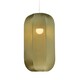 image 3 of Modern Faux Silk Rectangular Pendant Lamp Shade in Pastel Olive Green Colour | Green