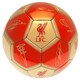 image 3 of Liverpool FC YNWA Signature Football - Red/Gold - 5