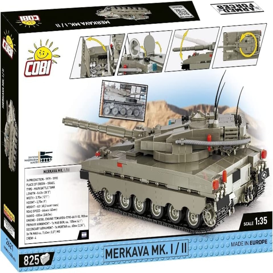image 1 of Cobi - Armed Forces - MERKAVA MK.I (825 Pieces)