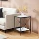 image 1 of Interiors by Premier Square Black Finish Side Table Black