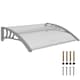 image 6 of Outsunny Door Canopy Awning Outdoor Window Rain Shelter for Door 100 x 75cm Clear | Clear