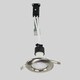 image 1 of ValueLights Downlight Brushed Chrome Silver Downlight and GU10 Spotlight LED 5W Cool White 6500K Bulb