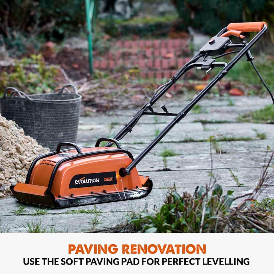 image 1 of Evolution Hulk Electro H320-E 130W Electric Compactor 015-0008 240v