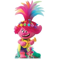 Poppy Ukulele Trolls World Tour Large Lifesize Cardboard Cutout 160cm