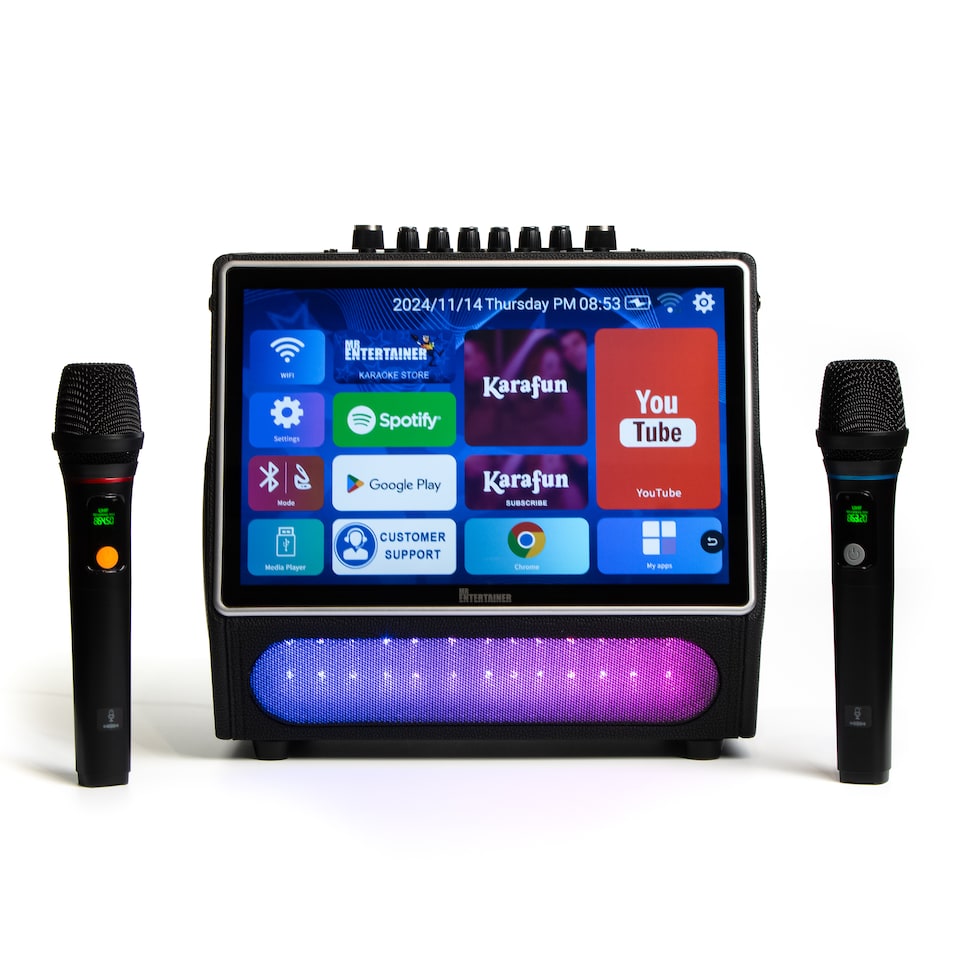 image 1 of Mr Entertainer Maestro Touchscreen Karaoke Machine