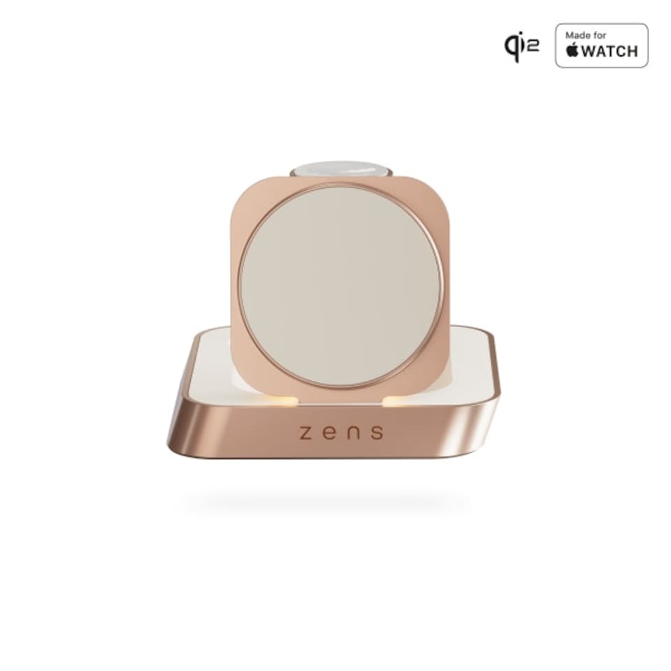 image 1 of Zens Nightstand Magnetic Wireless Charger Pro 2 (incl. Wall Charger) - copper