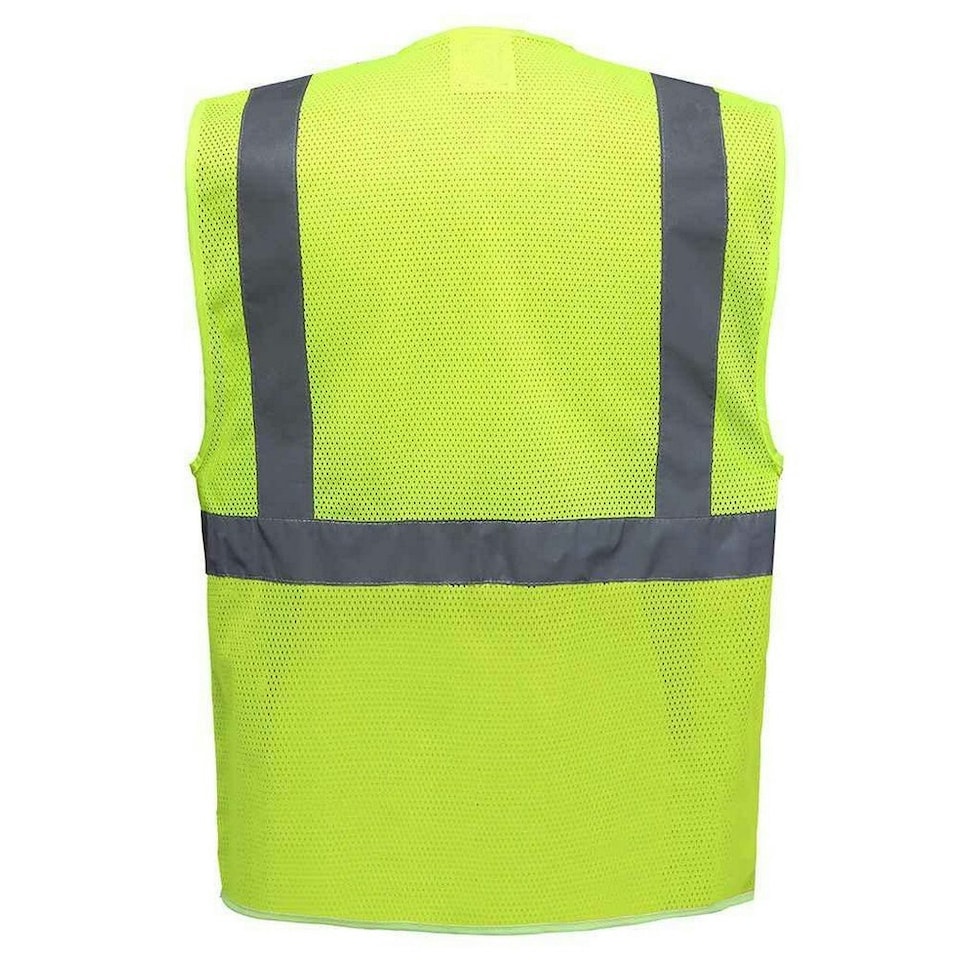 image 1 of Yoko Unisex Adult Hi-Vis Vest - Yellow - M