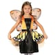 image 2 of Bristol Novelty Childrens/Kids Butterfly Fairy Costume - Orange - S S