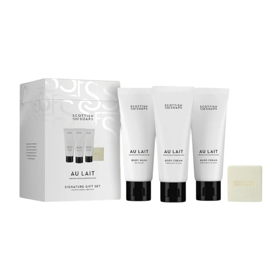 image 1 of Scottish Fine Soaps Au Lait Signature Gift Set
