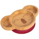 image 1 of Tiny Dining Children's Bamboo Suction Koala Plate - Red Red