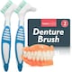 image 8 of SOL 2pk Denture Toothbrush, UK Retainer Brush for Cleaning False Teeth