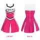 image 5 of Pink Cheerleader Fancy Dress Costume | Pink | M