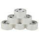 image 3 of Heavy Duty Clear Packaging Tape Rolls Strong Adhesive for Sealing Parcels Boxes | White | 6