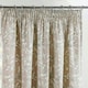 image 6 of Aviary Pencil Pleat Curtains - Beige - 117cm x 183cm