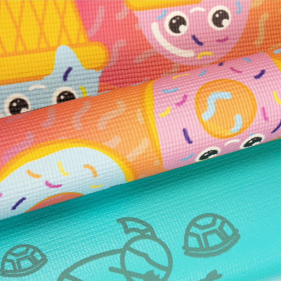 image 1 of Myga Kid's Printed Yoga Mat - Sweet Tooth
