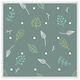image 1 of Hand drawn leaves (Picutre Frame) White | XS