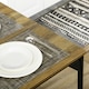 image 6 of HOMCOM Dining Table and Bench Set for 4, Modern Kitchen Table & 2 Benches