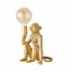 image 1 of ValueLights George Monkey Gold Table Lamp & Bulb | Gold