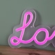 image 7 of 30cm Light up Neon Effect Love Sign in Pink with 111 LEDs