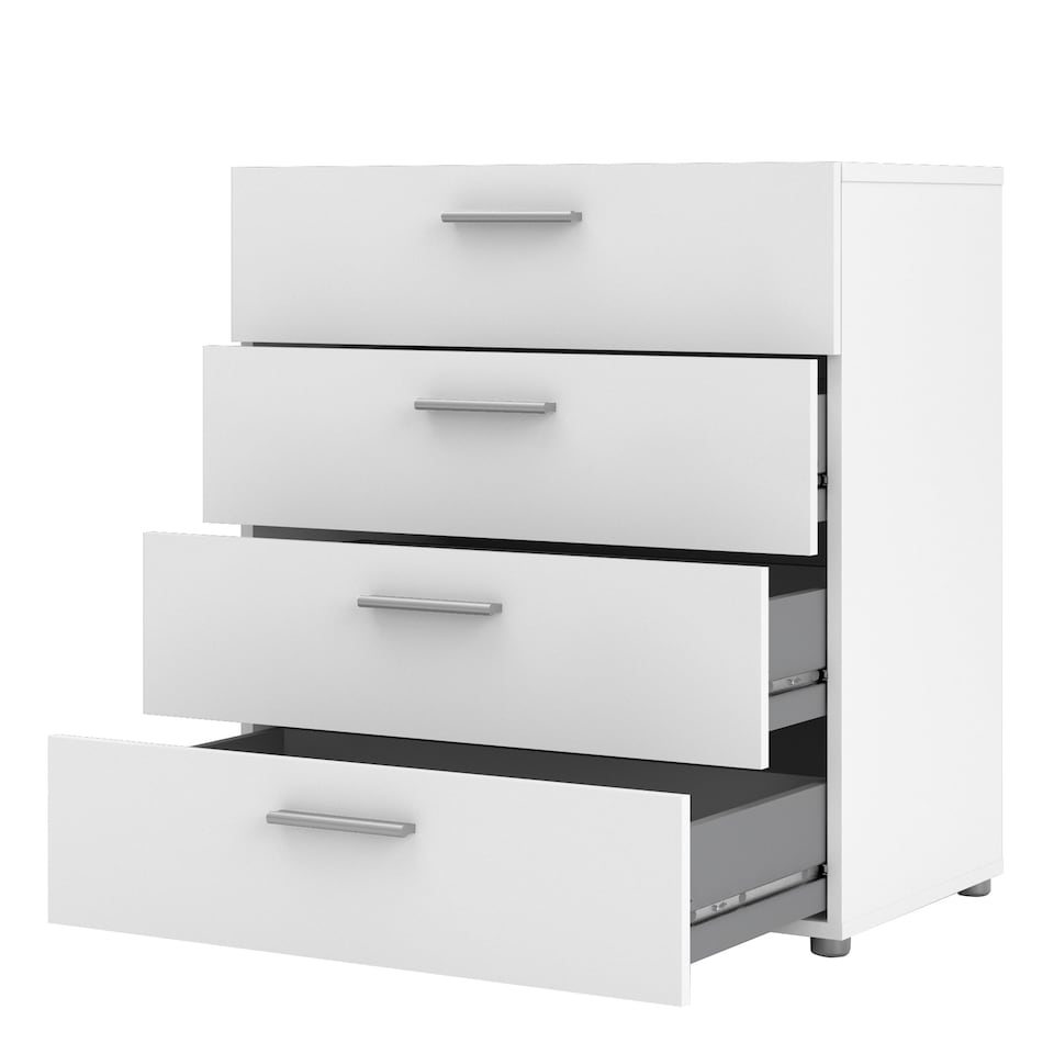 image 1 of Pepe Chest of 4 Drawers in White